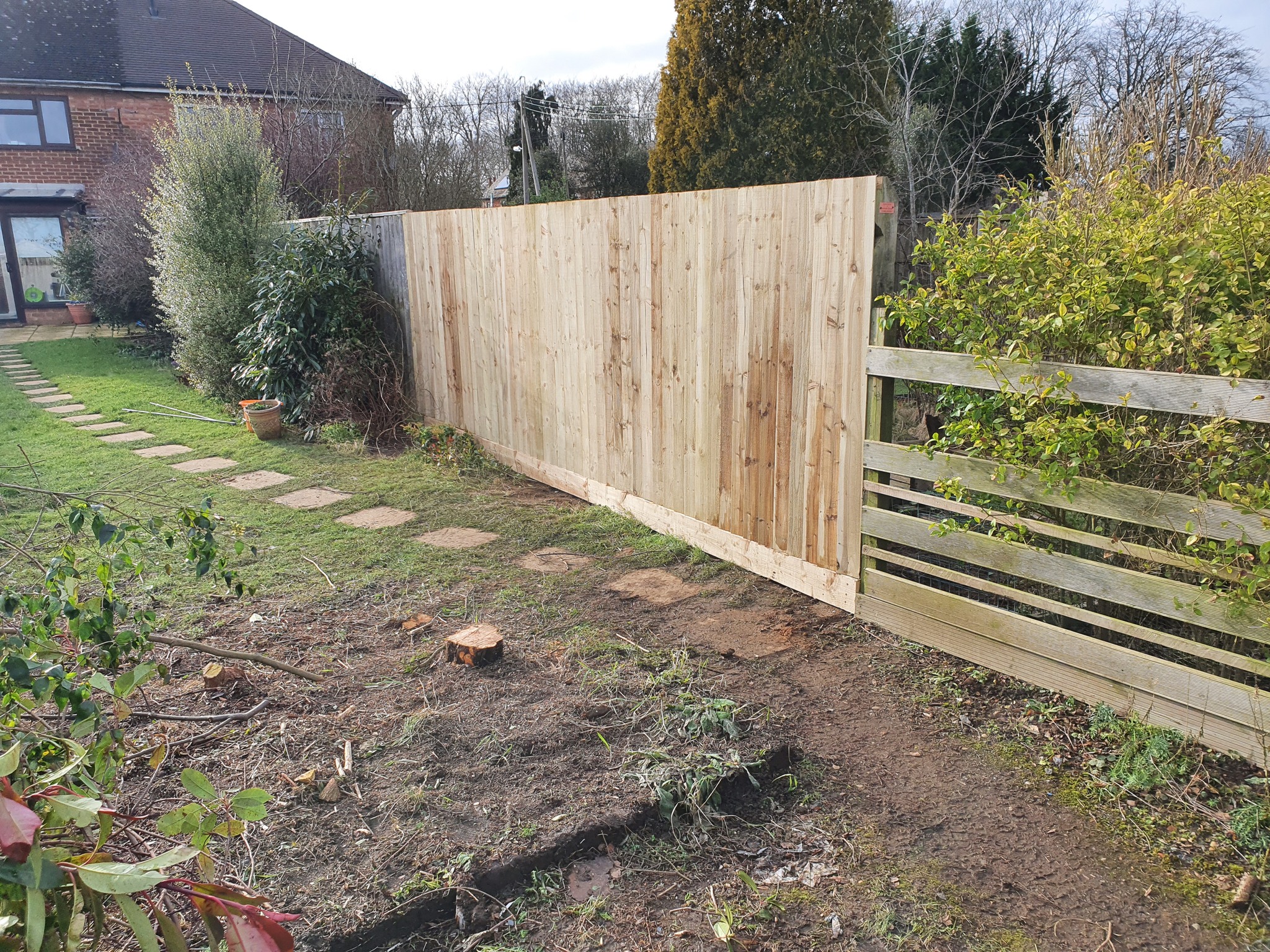 Garden Closeboard Fence